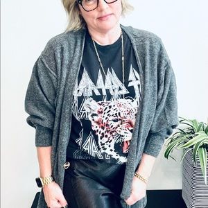 Oversized Gray Cardigan